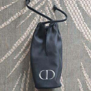 Black Drawstring Dior Make-up Brush Bag